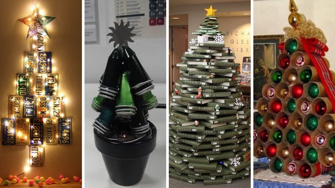 10+ Ideas Para Tu Árbol De Navidad Con Materiales Reciclados