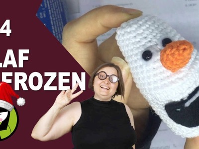 Boca de Olaf amigurumi 4 frozen a crochet