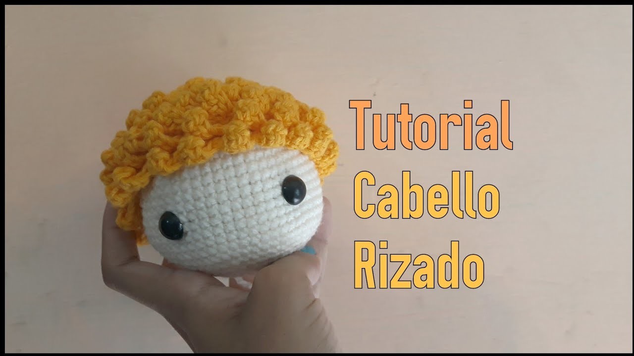 Cabello rizado, chino o rulos amigurumi