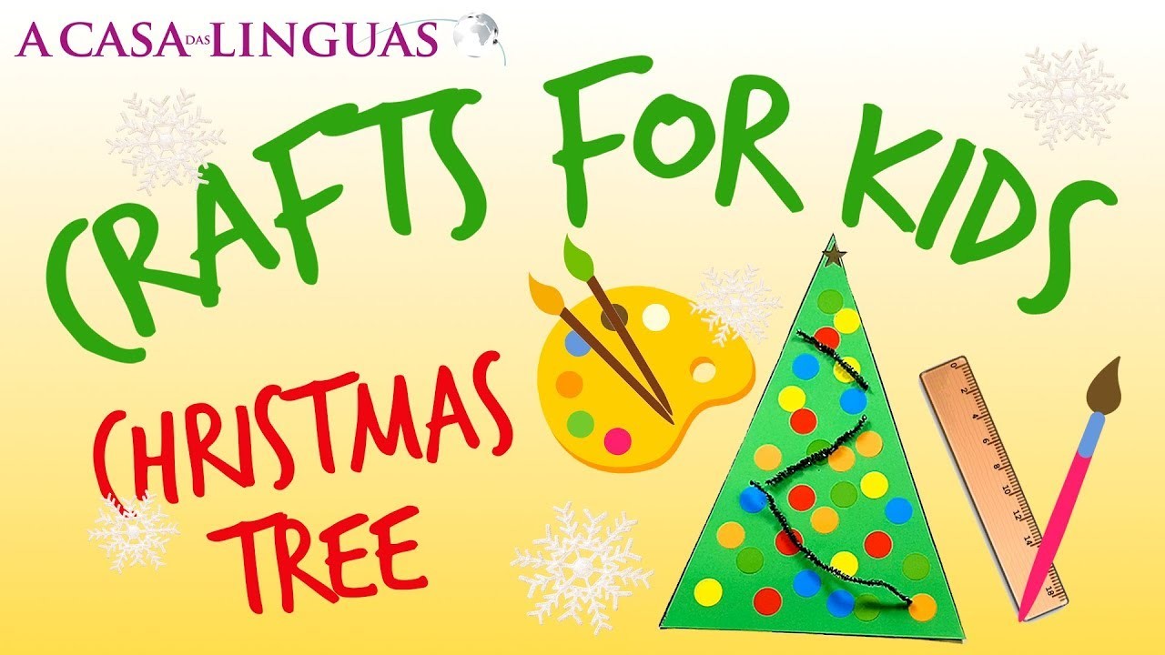 Christmas Tree Craft ???????? Aprende Ingles | Learn English