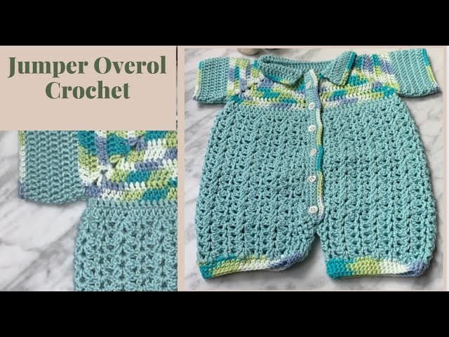 COMO HACER UN JUMPER. OVEROL A CROCHET