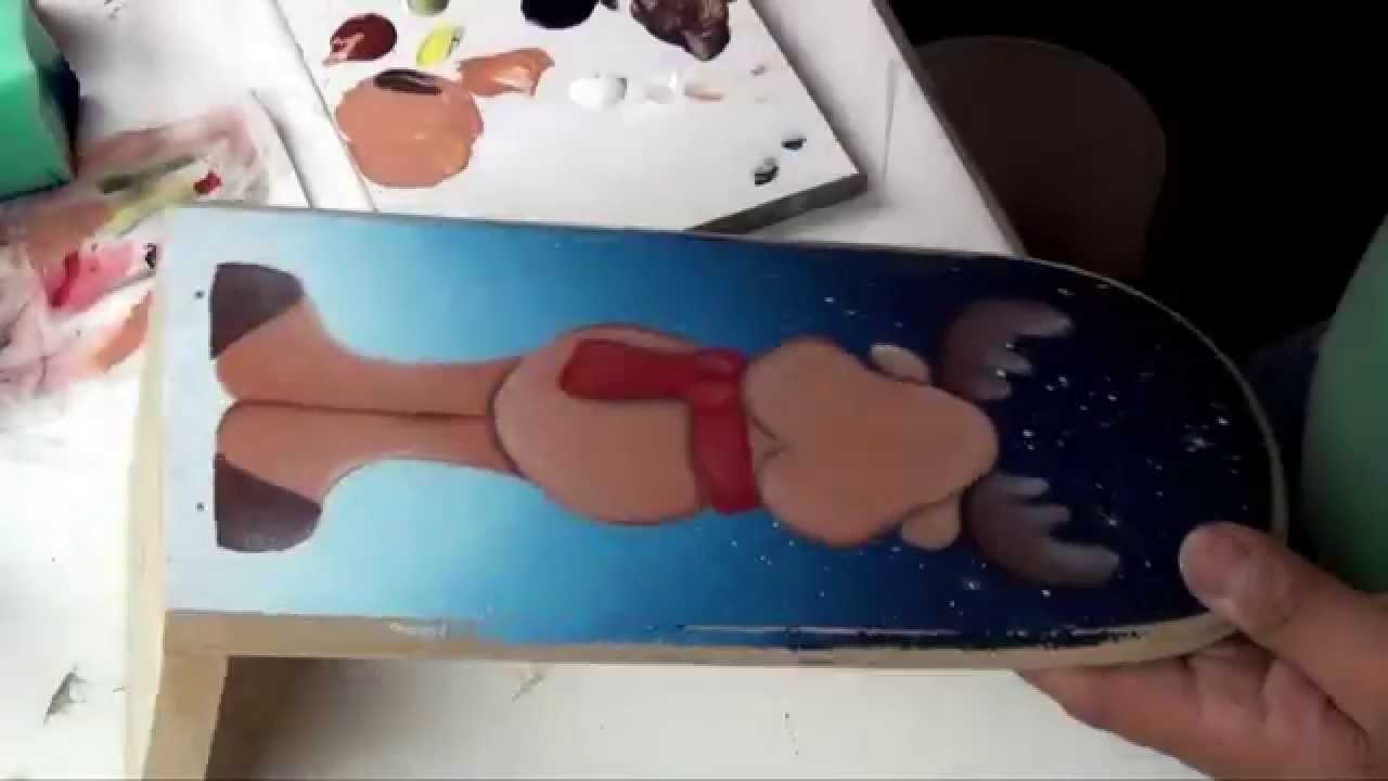 Como pintar un reno navideño (3.4)