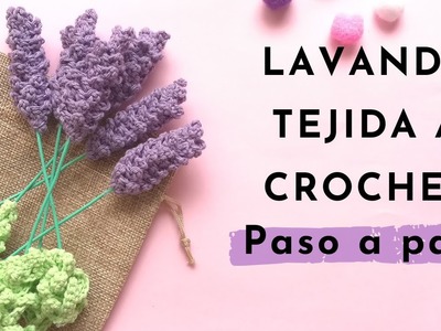 Cómo tejer lavanda a crochet paso a paso. Flor crochet. Flor crochet tutorial. Ganchillo fácil