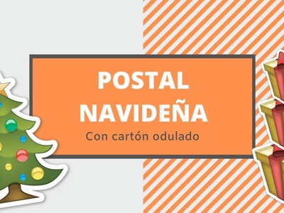Crea tu postal de Navidad con cartón ondulado ???????? Manualidades con MaterialEscolar.es