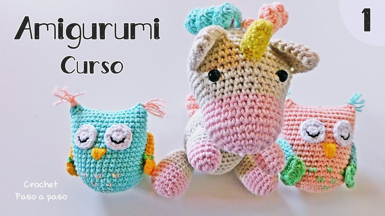 Curso Crochet Amigurumi. Materiales. Lección 1