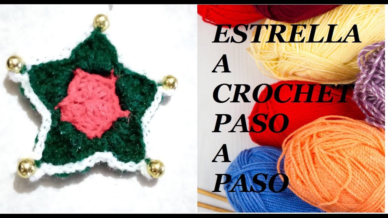 ESTRELLA CROCHET: Estrellita tejida a Crochet rápido y fácil