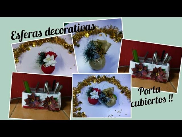 Manualidades navideñas hechas con reciclaje !!!!