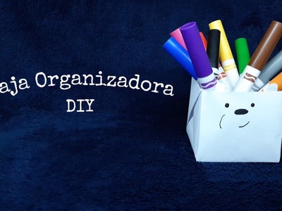 Organizador de útiles escolares de papel! ORIGAMI fácil Diy !Tarigami!