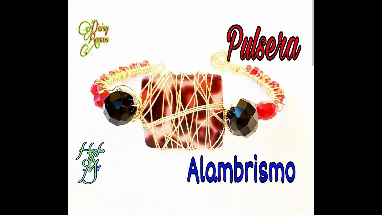 Pulsera en Alambrismo Animal Print, DIY #daisyramosyoutube