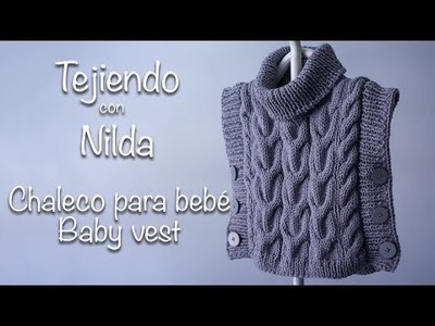 ???? Tejidos para bebé (chaleco). How to knit a baby vest DIY