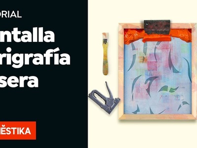 TUTORIAL Craft: Cómo hacer una Pantalla de Serigrafía Casera - Print Workers - Domestika
