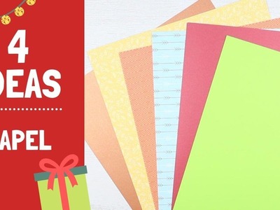 4 Manualidades de Navidad con papel fáciles y bonitas