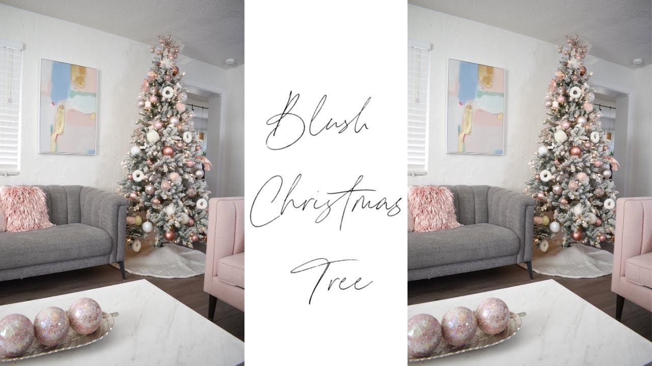 Blush christmas tree! pink christmas tree. pino rosa para navidad . decora con migo esta navidad