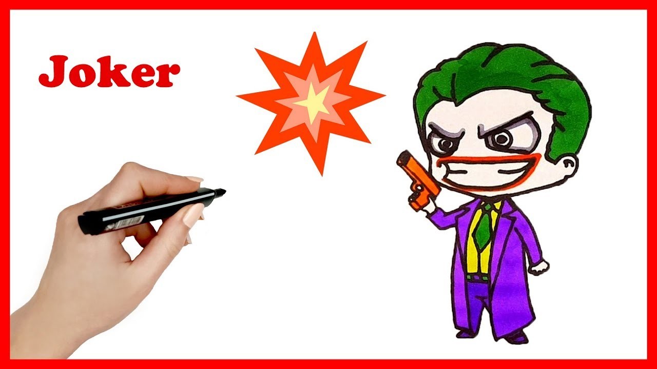 Como Dibujar al Joker Paso a Paso Dibujos para Dibujar Dibujos Faciles Joker ????