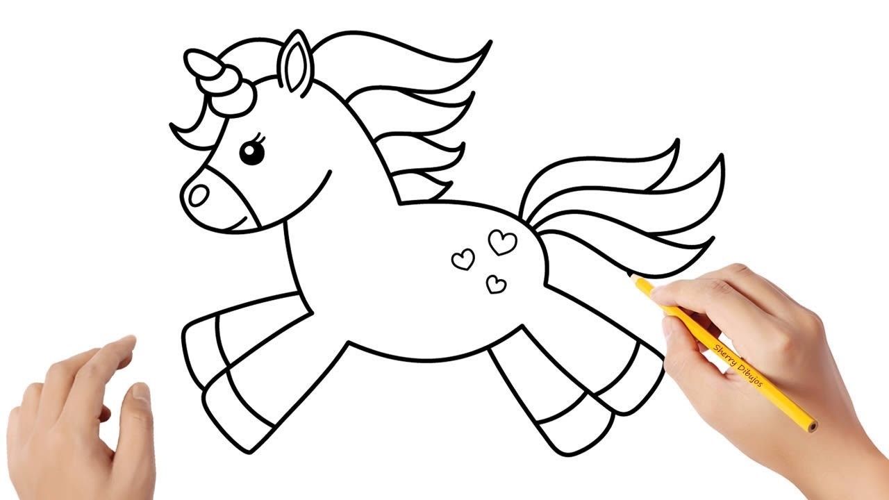Cómo dibujar un unicornio #3 | Dibujos sencillos