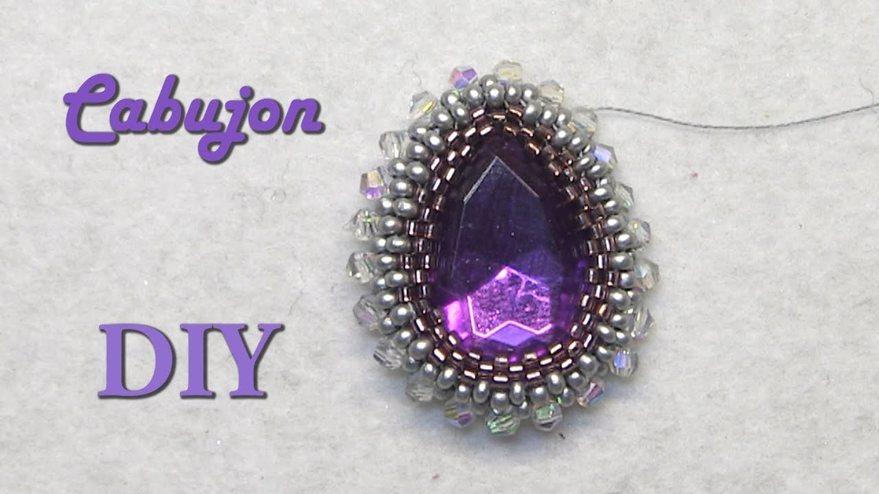 DIY - Cabujon morado
