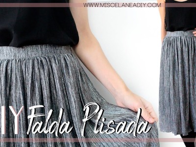 DIY FALDA | Cómo hacer una falda plisada