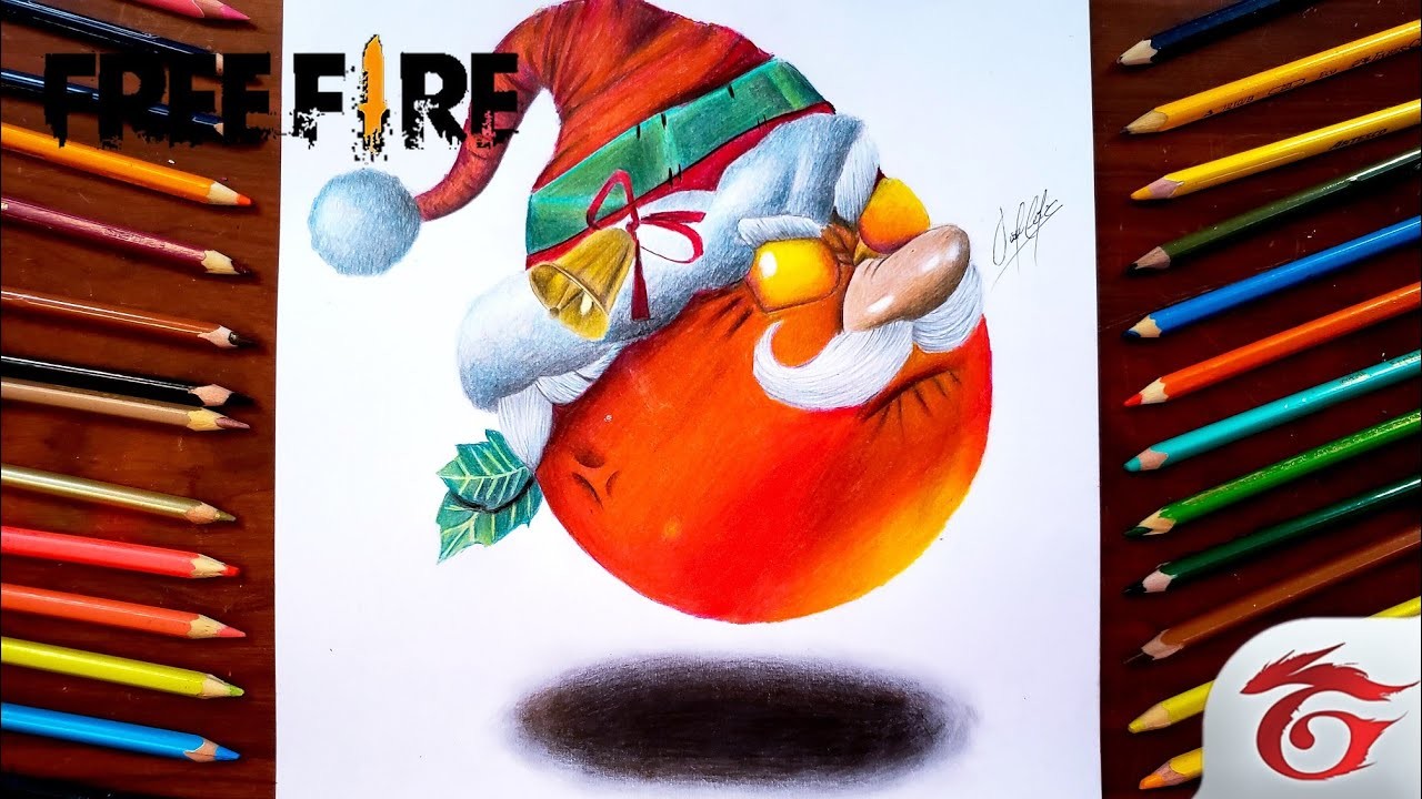 ESPECIAL NAVIDAD DIBUJO DE GRANADA INVERNAL DE FREE FIRE | garena