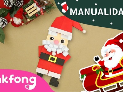 Origami de Santa | Manualidades para Navidad | Villancicos | Pinkfong Canciones Infantiles