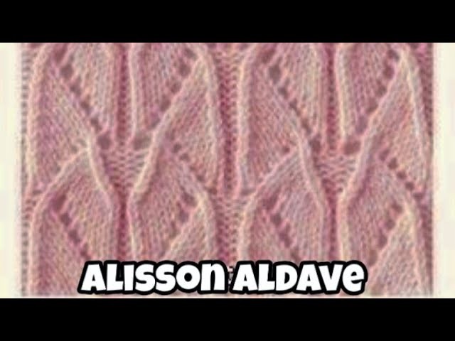Punto  tejido a dos agujas paso a paso - Alisson Aldave #5