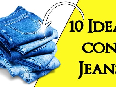 10 Ideas con Jeans o Vaqueros || Manualidades Recicladas || Ecobrisa