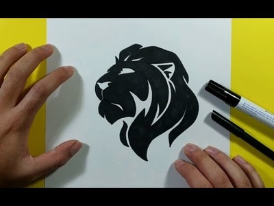 Como dibujar un leon paso a paso 9 | How to draw a lion 9