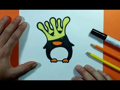Como dibujar un pingüino paso a paso 2 | How to draw a Penguin 2