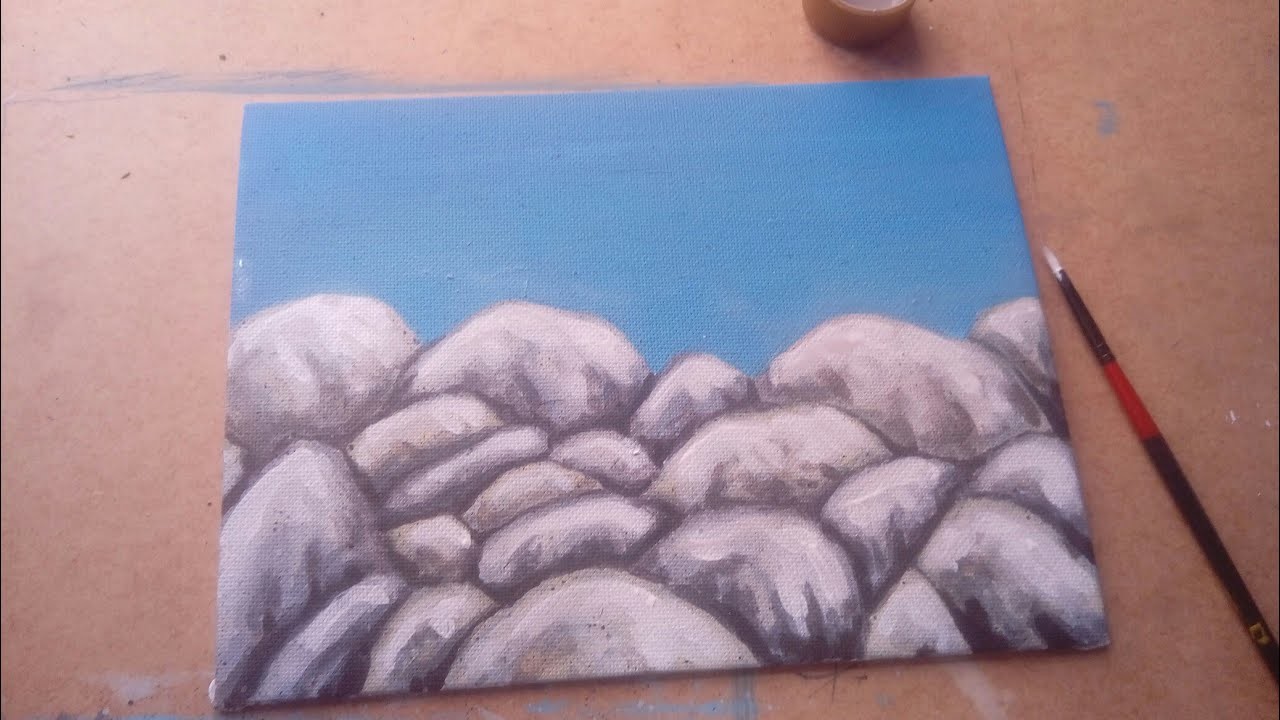 Como pintar piedras pintura acrilica rocas