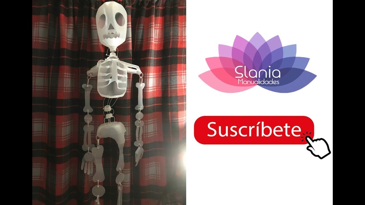 Esqueleto Reciclable - Slania Manualidades
