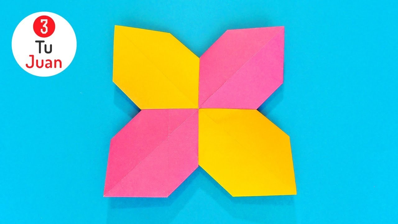 Estrella de Papel para Decorar, FÁCIL y Rápido - Manualidades de Origami DIY ⭐