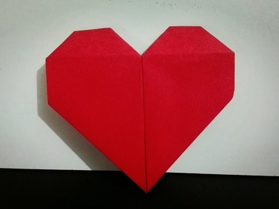 Gift for valentine - origami heart