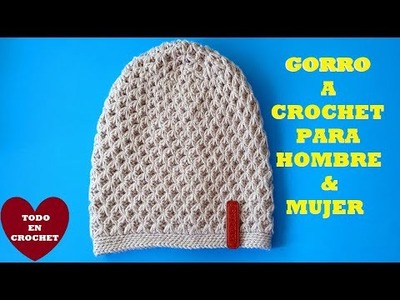 Gorro a Crochet para UNISEX HOMBRE & MUJER
