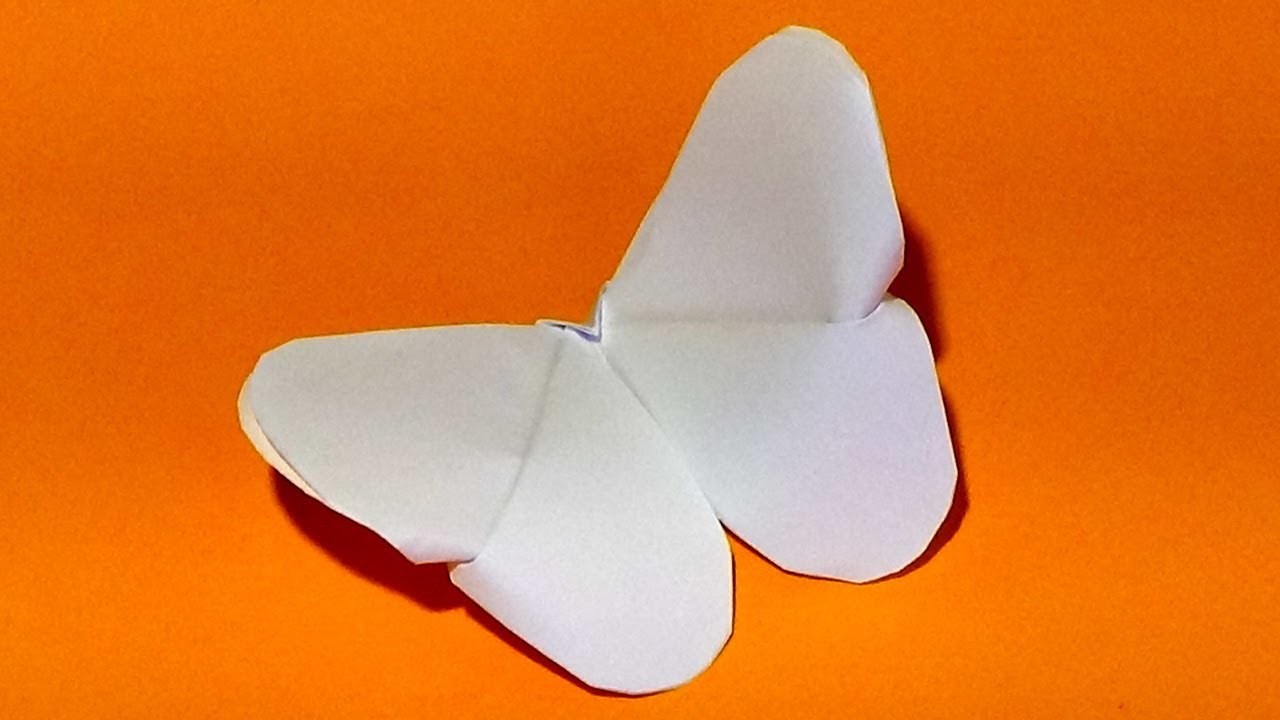 Origami Mariposa de Papel (Facil y Rápido)