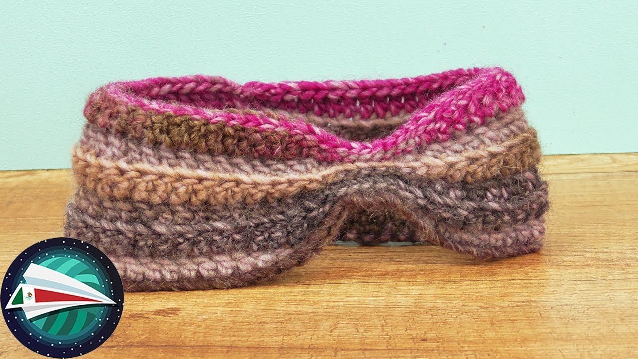 Tejer una banda con lana de colores | DIY Banda o diadema | Invierno y otoño | Tutorial fácil