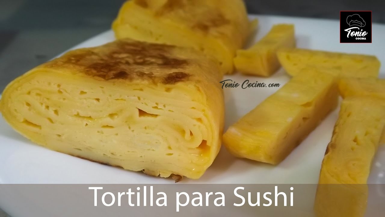 Tortilla para Sushi o Tamago no Sushi   | #Sushi casero fácil