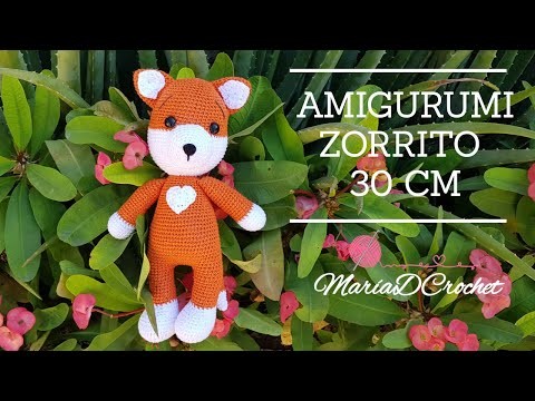 1ra Parte Zorrito amigurumi a crochet | Fox Amigurumi MariaDCrochet