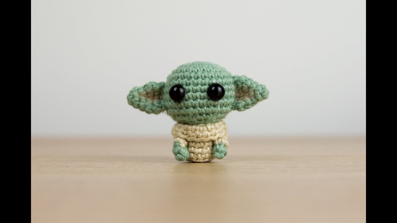 Amigurumi | como hacer a bebe Yoda en crochet | Bibi Crochet