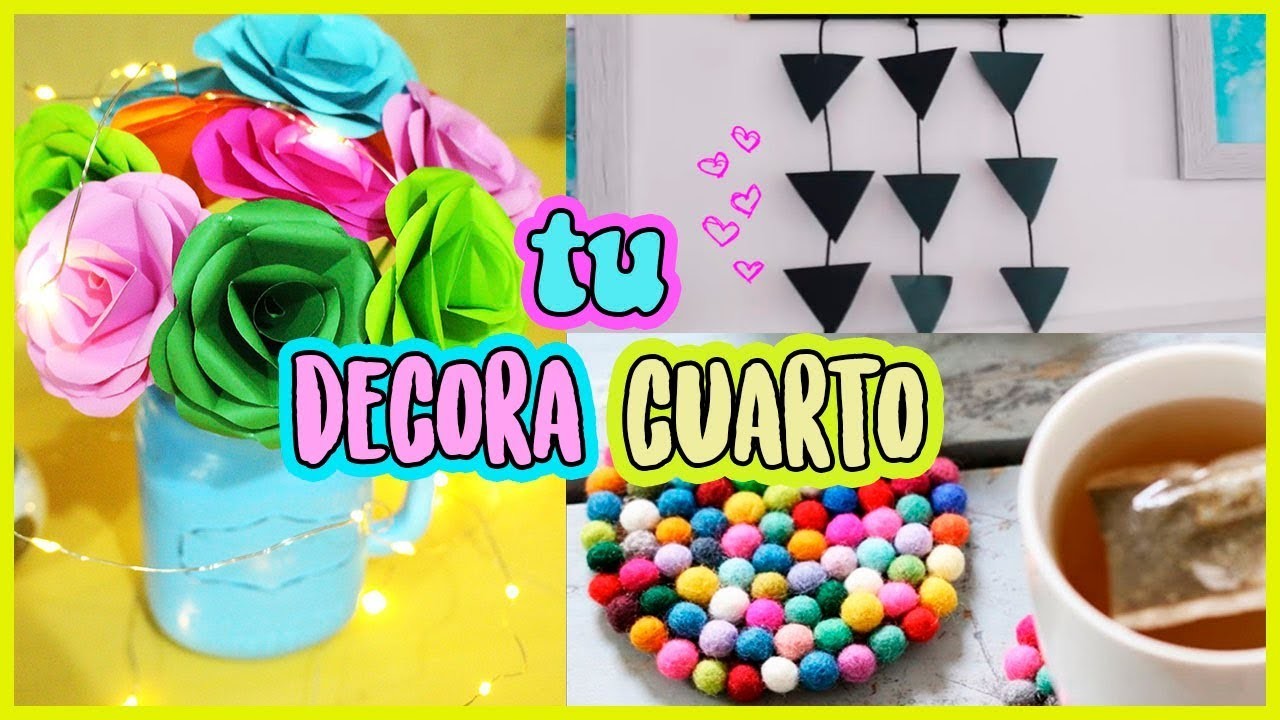 DIY DECORACIÓN DE CUARTO |Súper facil y bonito| ????