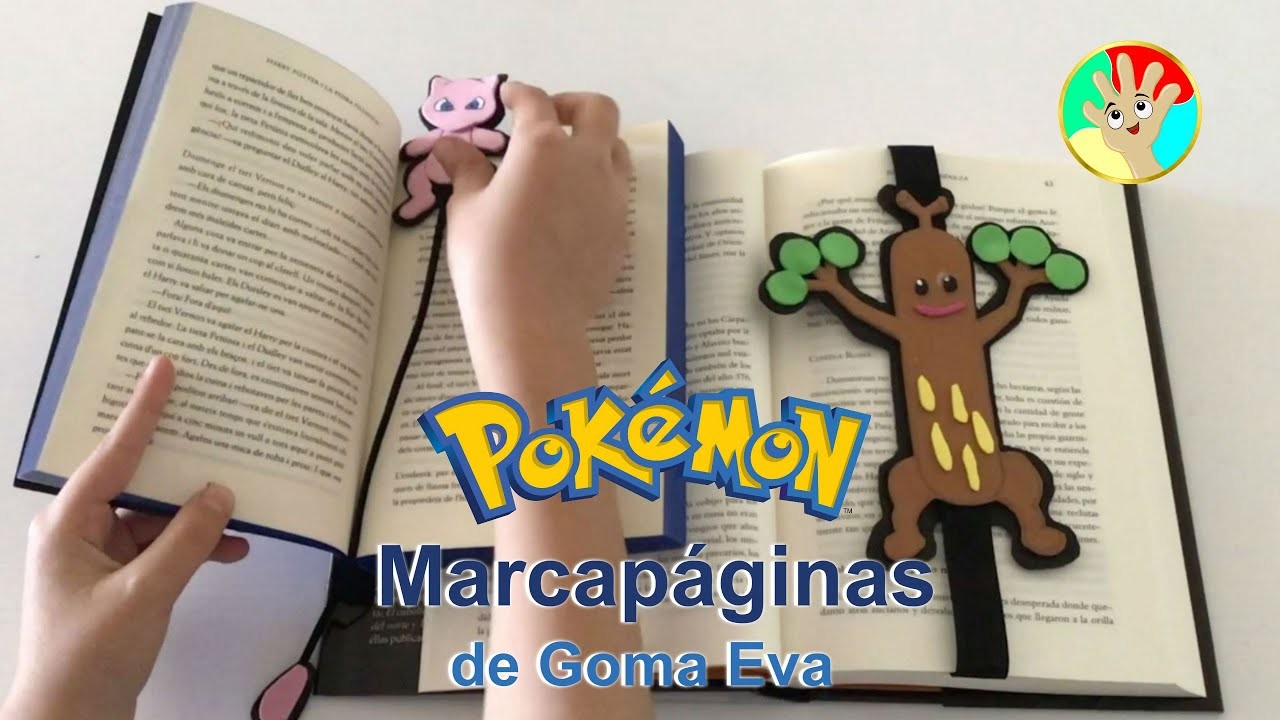 DIY - Marcapáginas de Pokémon de Goma Eva - Handy Art