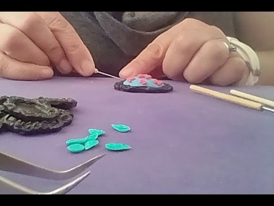 Técnica de aplique porcelana fría