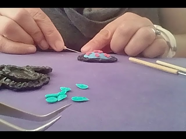 Técnica de aplique porcelana fría