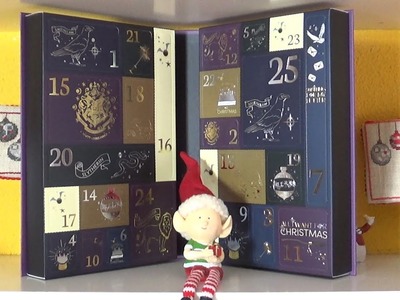 CALENDARIO DE ADVIENTO HARRY POTTER. Vlogmas1. + calendario de adviento DIY de papelería