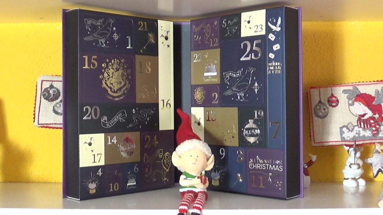 CALENDARIO DE ADVIENTO HARRY POTTER. Vlogmas1. + calendario de adviento DIY de papelería