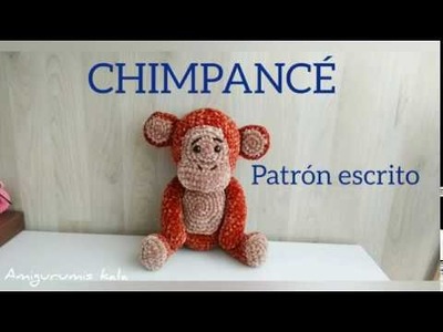 Chimpancé [Amigurumi]-( video explicativo y patrón escrito)
