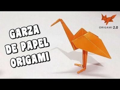 ????️ Cómo Hacer una GARZA DE PAPEL | (Origami Herons)