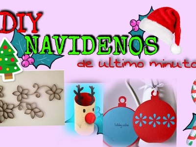 DIY navideños de ultimo minuto