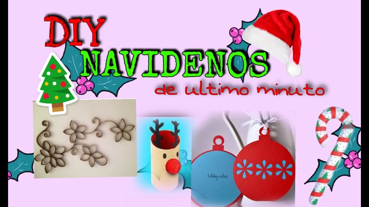 DIY navideños de ultimo minuto