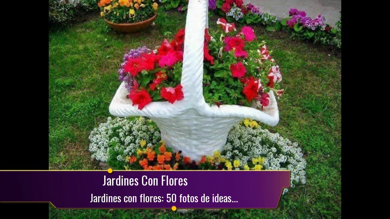 Jardines con flores: 50 fotos de ideas para decorar