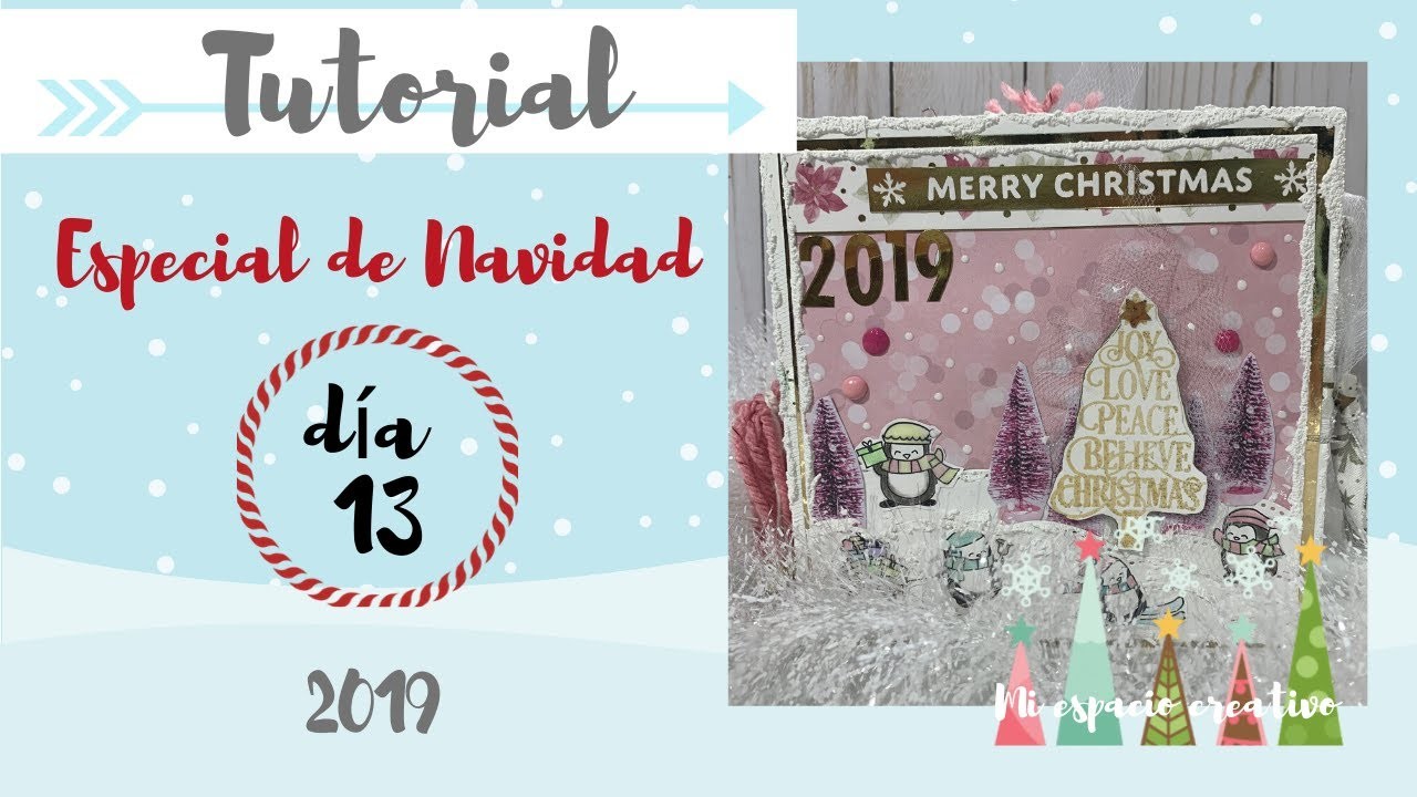 Mini álbum de navidad - scrapbook - Inspiración