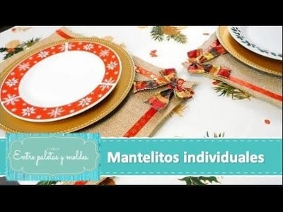 NAVIDAD: MANTELITOS INDIVIDUALES-SUPER FACILES DE HACER